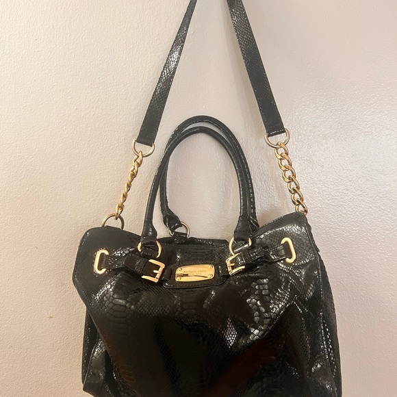 Michael Kors Hamilton EW Large Embossed Satchel - Picture 11 of 15